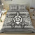 Hawaiian Turtle Polyensian Tribal Bedding Set White - Polynesian Pride