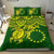 Polynesian Bedding Set - Cook Islands Duvet Cover Set - Polynesian Turtle Yellow - Polynesian Pride
