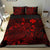 Polynesian Bedding Set - Wallis And Futuna Duvet Cover Set Red Color - Polynesian Pride