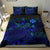 Polynesian Bedding Set - Wallis And Futuna Duvet Cover Set Blue Color - Polynesian Pride