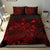 Polynesian Bedding Set - Tokelau Duvet Cover Set Red Color - Polynesian Pride