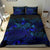 Polynesian Bedding Set - Kosrae Duvet Cover Set Blue Color - Polynesian Pride