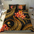 Micronesian Bedding Set - Chuuk Duvet Cover Set - Gold Plumeria - Polynesian Pride