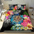 Hawaii Plumeria Hibiscus Wave Turtle Bedding Set - Polynesian Pride