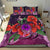 Polynesian Bedding Set - Purple Hibiscus Turtle Flowing Duvet Cover Set PURPLE - Polynesian Pride