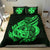 Polynesian Bedding Set - Wallis And Futuna Duvet Cover Set Father And Son Green - Polynesian Pride