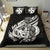 Polynesian Bedding Set - Wallis And Futuna Duvet Cover Set Father And Son Black - Polynesian Pride