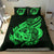 Polynesian Bedding Set - Vanuatu Duvet Cover Set Father And Son Green - Polynesian Pride