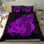 Polynesian Bedding Set - Vanuatu Duvet Cover Set Father And Son Purple - Polynesian Pride