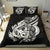 Polynesian Bedding Set - Tonga Duvet Cover Set Father And Son Black - Polynesian Pride