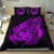 Polynesian Bedding Set - Tokelau Duvet Cover Set Father And Son Purple - Polynesian Pride