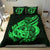 Polynesian Bedding Set - Guam Duvet Cover Set Father And Son Green - Polynesian Pride