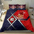 Polynesian Bedding Set - American Samoa Duvet Cover - AS Flag with Polynesian Patterns - Polynesian Pride