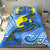 Palau Polynesian Bedding Set - Palau Flag with Polynesian Tattoo - Polynesian Pride