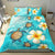 Hawaii Bedding Set - Hawaii Turtle Plumeria Coat Of Arm Ocean Bedding Set - Polynesian Pride