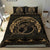 Hawaiian Polynesian Whale Bedding Set Gold - Polynesian Pride