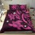 Hawaii Bedding Set - Hawaii Polynesian Turtle Hibiscus Bedding Set - Pink - Polynesian Pride