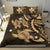 Hawaii Bedding Set - Hawaii Polynesian Turtle Hibiscus Bedding Set - Gold - Polynesian Pride