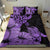 Hawaii Turtle Bedding Set Polynesian Hibiscus Art Violet AH - Polynesian Pride