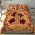 Hawaii Anchor Hibiscus Flower Vintage Bedding Set - AH - Red Orange - Polynesian Pride