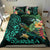 Tiki Polynesian Bedding Set Turtle Hibiscus - Polynesian Pride