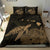 Hawaii Polynesian Hibiscus Turtle Map Bedding Set - AH - Gold - Polynesian Pride