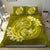 Hawaii Yin Yang Turtle Shark Hibiscus Plumeria Bedding Set - Yellow - Polynesian Pride