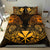 Polynesian Bedding Set - Hawaii (Kanaka Maoli) Duvet Cover Set - Gold Turtle Homeland GOLD - Polynesian Pride