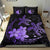 Hawaii Polynesian Turtle Plumeria Bedding Set - Pog Style Purple - Polynesian Pride