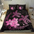 Hawaii Polynesian Turtle Plumeria Bedding Set - Pog Style Pink - Polynesian Pride