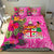 Fiji Bedding Set - Hibiscus Polynesian Pattern Pink Version - Polynesian Pride