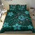 Hawaii Mix Polynesian Turtle Plumeria Bedding Set - AH - Nick Style - Turquoise - Polynesian Pride