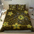 Hawaii Mix Polynesian Turtle Plumeria Bedding Set - AH - Nick Style - Yellow - Polynesian Pride