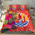 Tahiti Bedding Set - Hibiscus Polynesian Pattern Red Version - Polynesian Pride