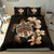 Hawaiian Kanaka Hibiscus Plumeria Mix Polynesian Turtle Bedding Set Orange AH - Polynesian Pride