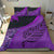 Signature Custom, Paua Shell Maori Silver Fern Bedding Set Purple - Polynesian Pride