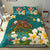 Hawaii Turtle Plumeria Verega Style - Bedding Set AH - Polynesian Pride