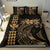 Hawaii Map Kanaka Polynesian Hula Girl Bedding Set - Gold - Polynesian Pride