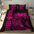 Hawaii Map Kanaka Polynesian Hula Girl Bedding Set - Pink - Polynesian Pride