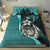 Kosrae Micronesian Bedding Set Turquoise - Turtle With Hook - Polynesian Pride