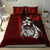 Pohnpei Micronesian Bedding Set Red - Turtle With Hook - Polynesian Pride