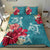 Hawaii Turtle Hibiscus Plumeria Blue Polynesian - Bedding Set AH - Polynesian Pride