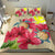 Hawaii Turtle Hibiscus Beige Simple Style - Bedding Set AH - Polynesian Pride