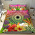 Marshall Polynesian Bedding Set - Manta Ray Tropical Flowers - Polynesian Pride