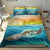 Hawaii Sunshine Palm Tree Polynesian Turtle Bedding Set - Polynesian Pride