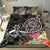 American Samoa Polynesian Bedding Set - Turtle Plumeria (Black) - Polynesian Pride