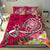 American Samoa Polynesian Bedding Set - Turtle Plumeria (Pink) - Polynesian Pride