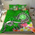 American Samoa Polynesian Bedding Set - Turtle Plumeria (Green) Green - Polynesian Pride