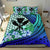 Kanaka Maoli (Hawaiian) Bedding Set - Lauhala Polynesian Hibiscus Blue - Polynesian Pride