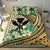 Kanaka Maoli (Hawaiian) Bedding Set - Lauhala Polynesian Hibiscus Gold - Polynesian Pride